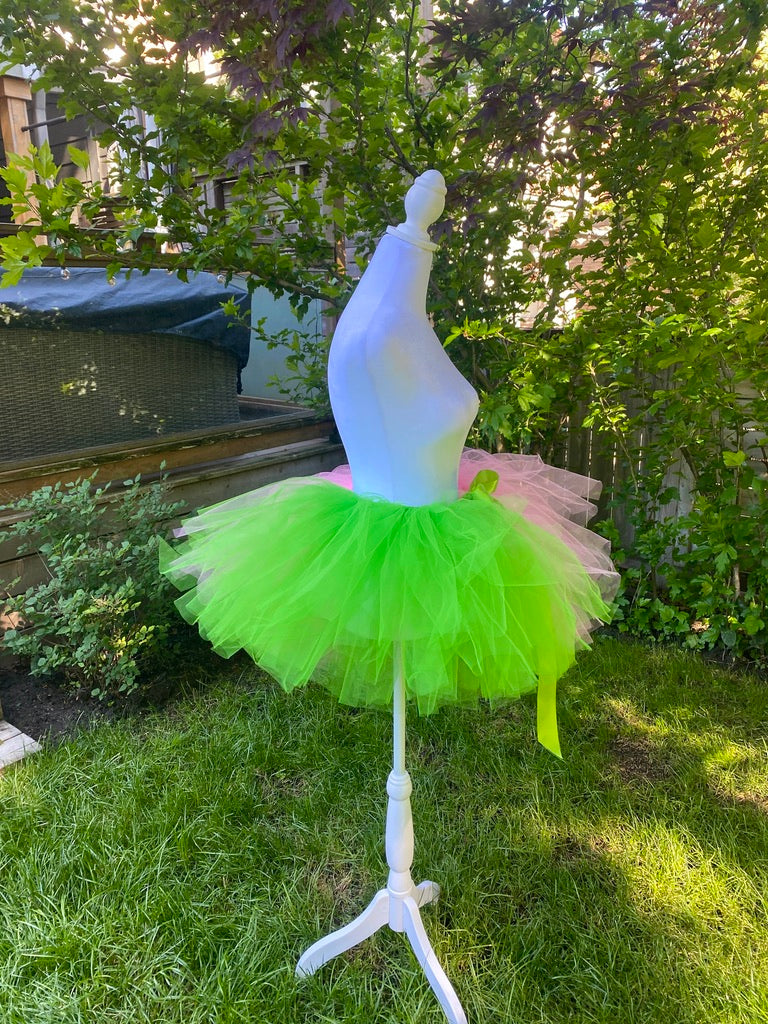 Wicked Tutu — Green & Pink Adult Tutu Skirt