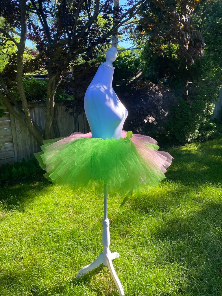 Wicked Tutu — Green & Pink Adult Tutu Skirt