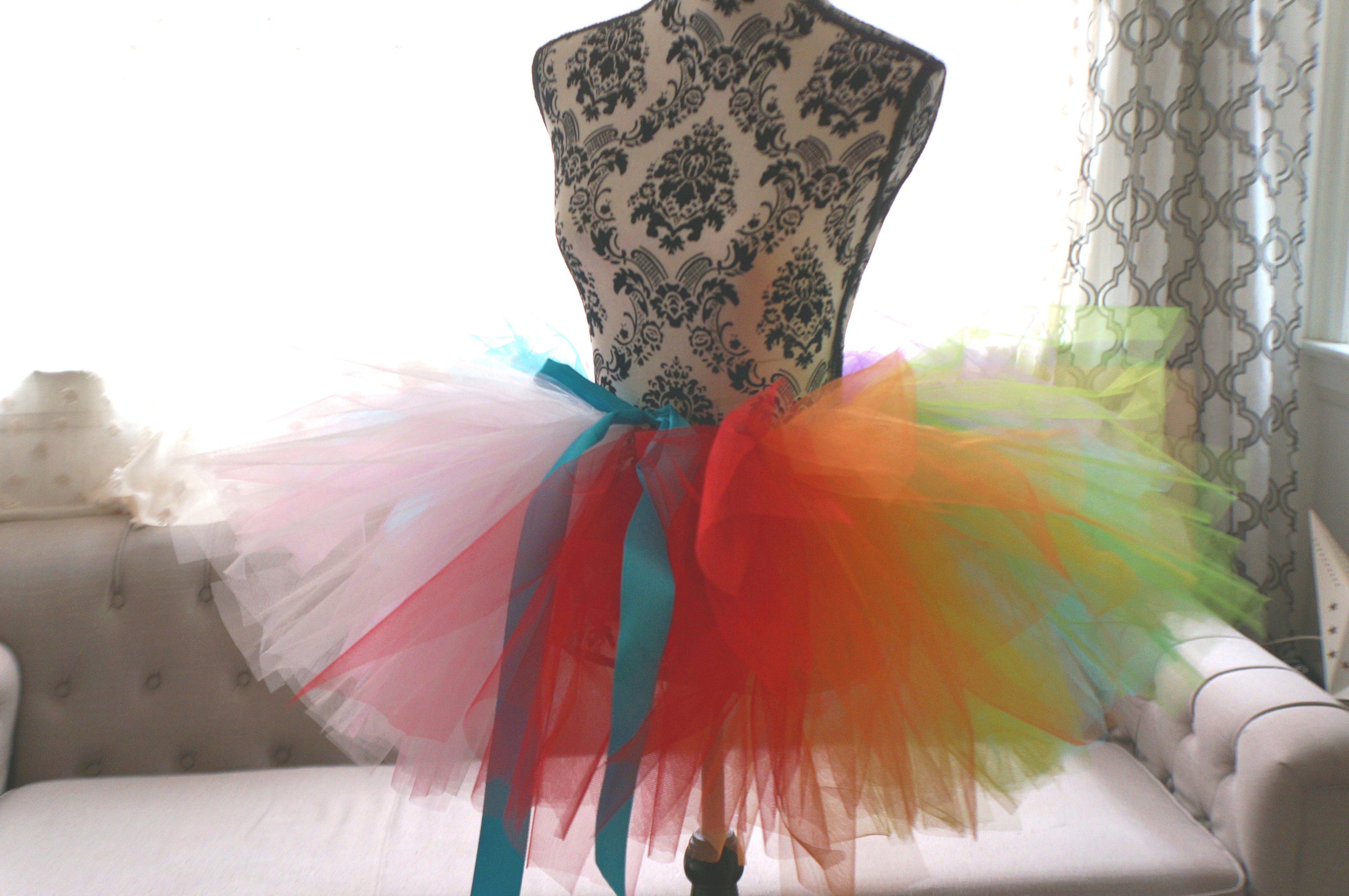 Rainbow Trans Pride Adult Tutu Skirt