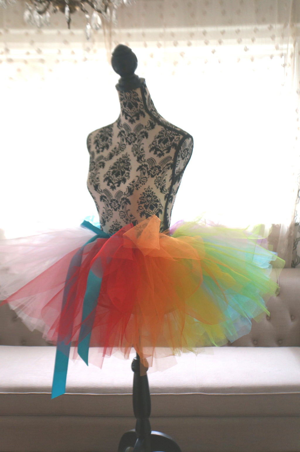 Rainbow Trans Pride Adult Tutu Skirt