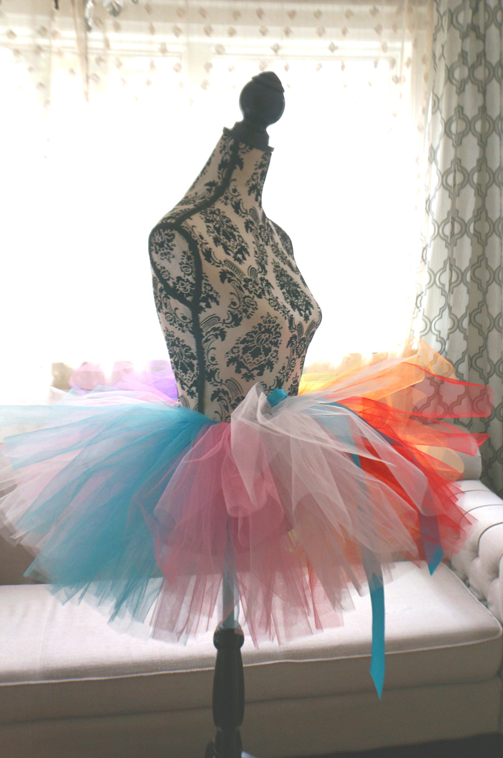 Rainbow Trans Pride Adult Tutu Skirt