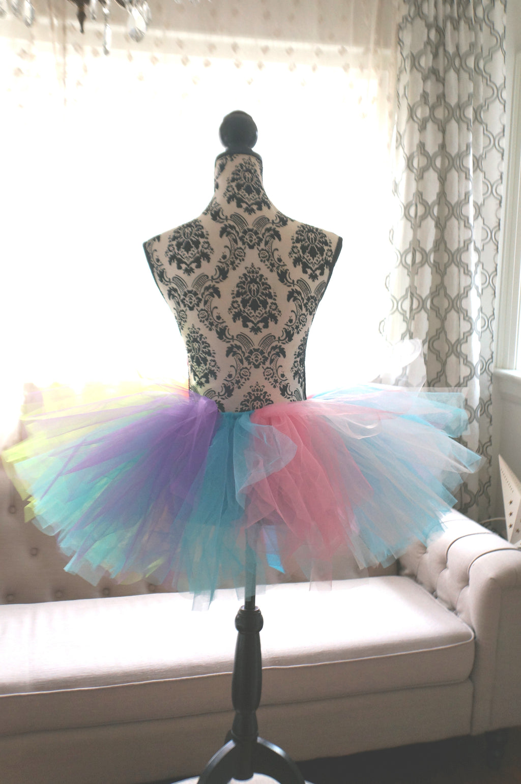 Rainbow Trans Pride Adult Tutu Skirt