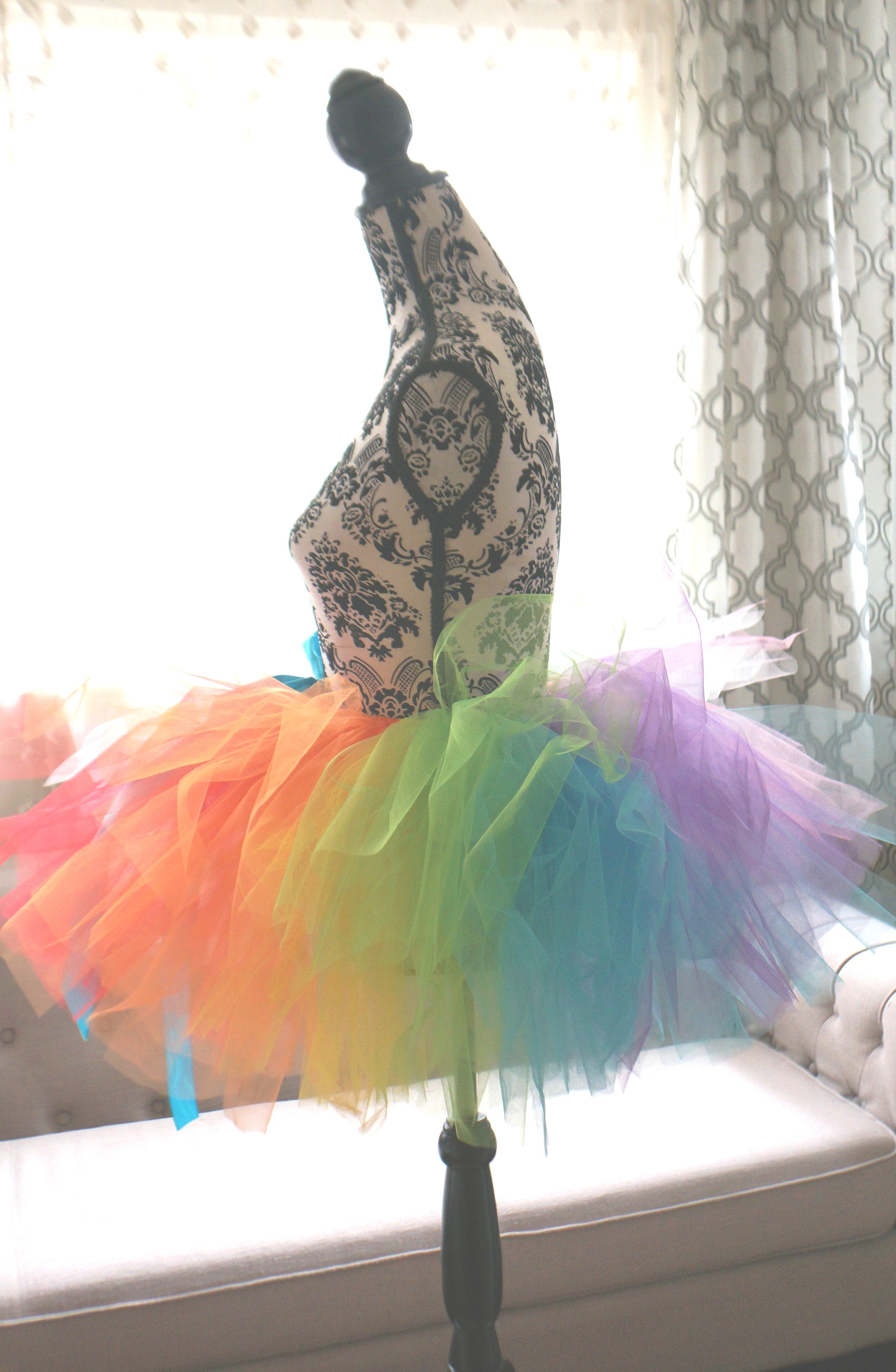 Rainbow Trans Pride Adult Tutu Skirt