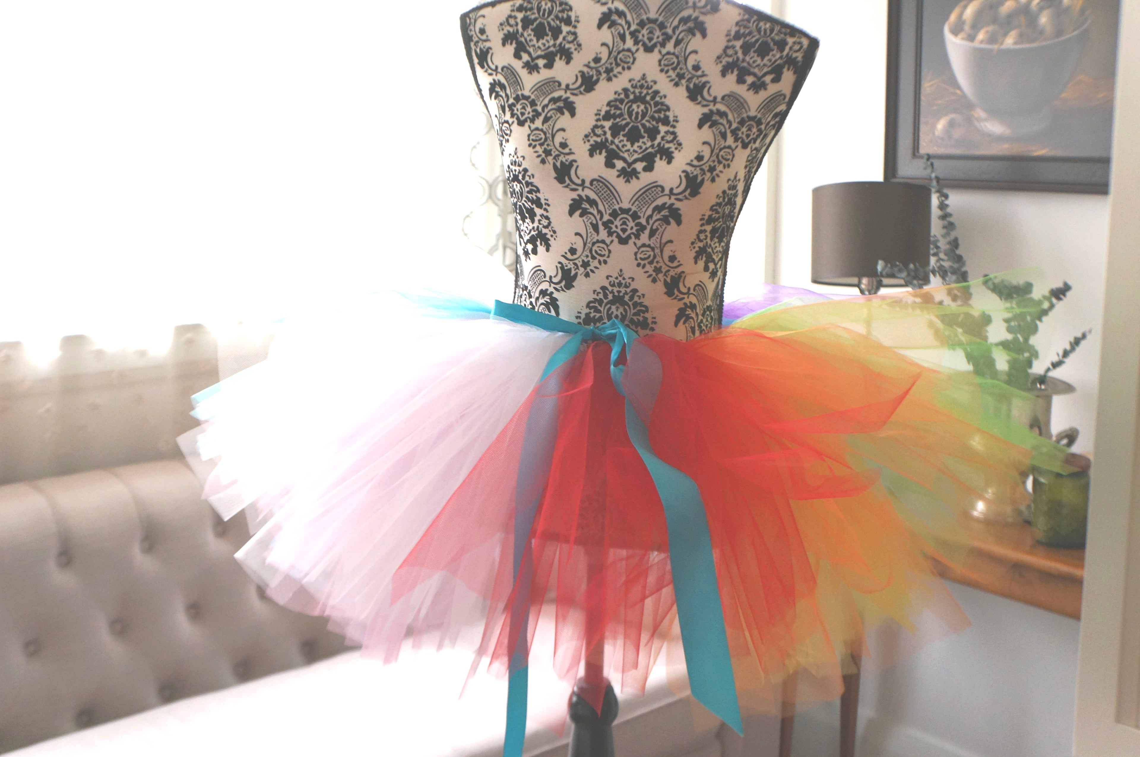 Rainbow Trans Pride Adult Tutu Skirt