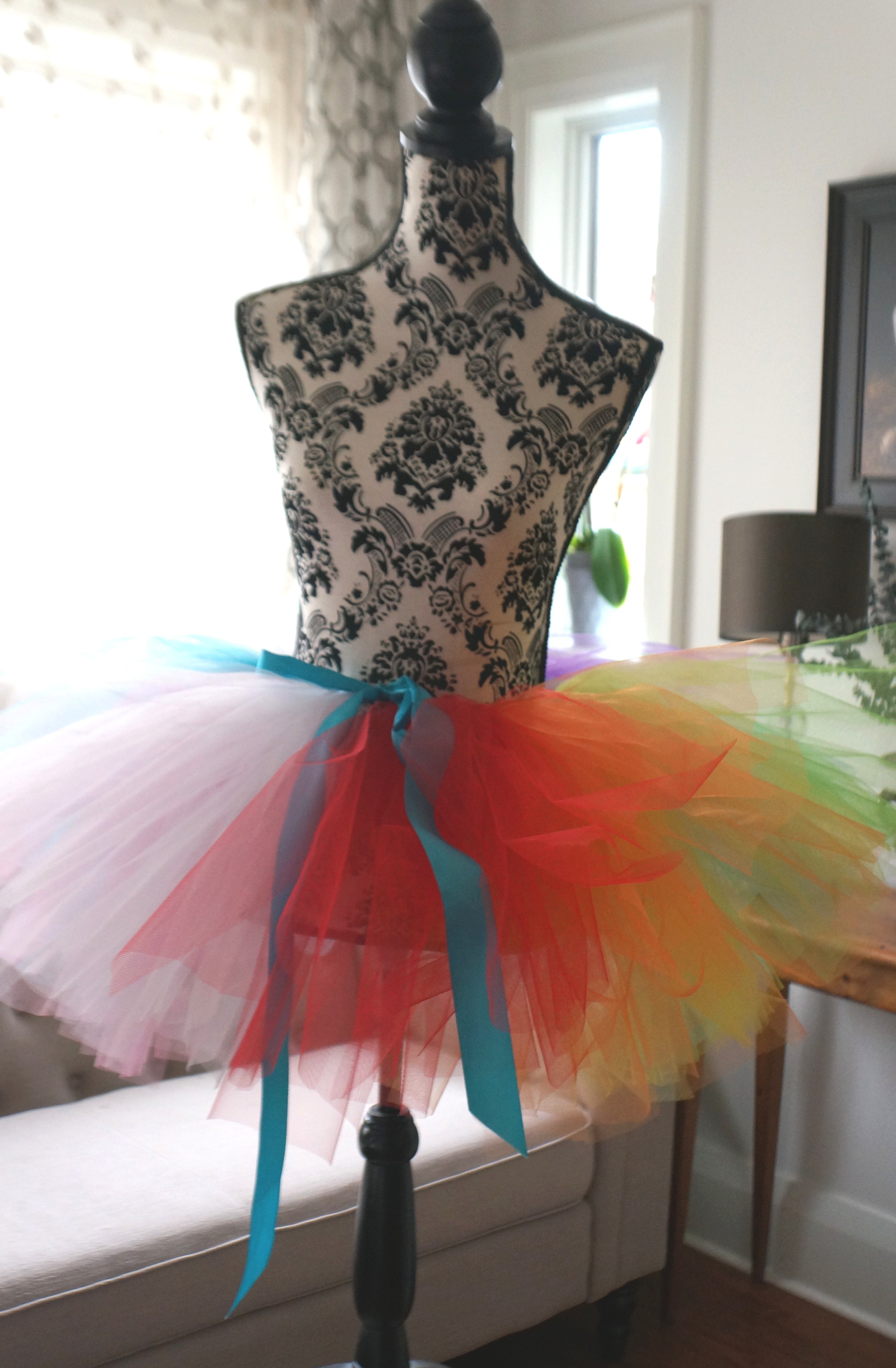Rainbow Trans Pride Adult Tutu Skirt