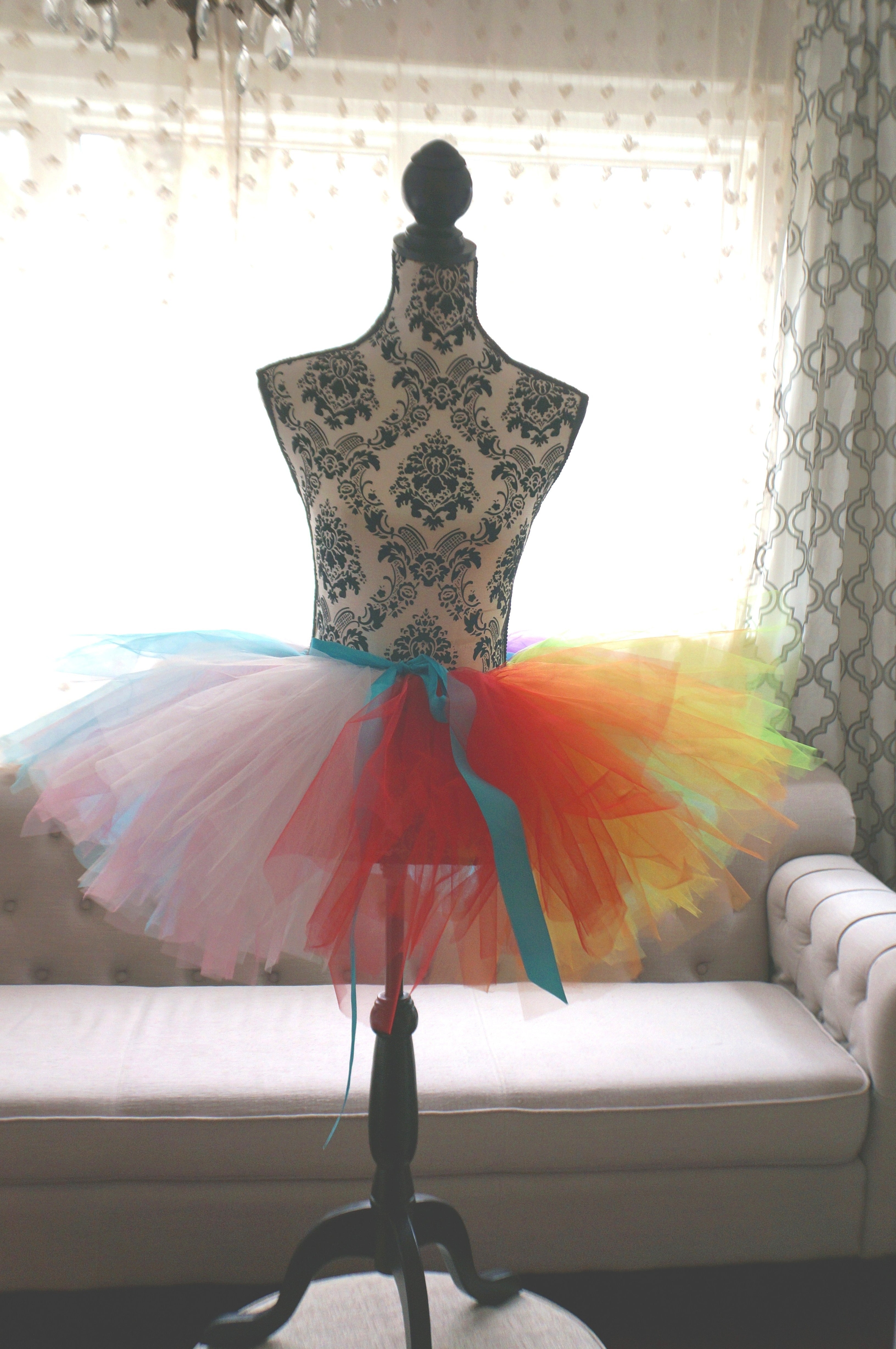 Rainbow Trans Pride Adult Tutu Skirt