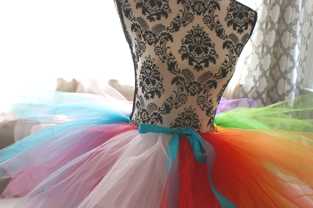 Rainbow Trans Pride Adult Tutu Skirt