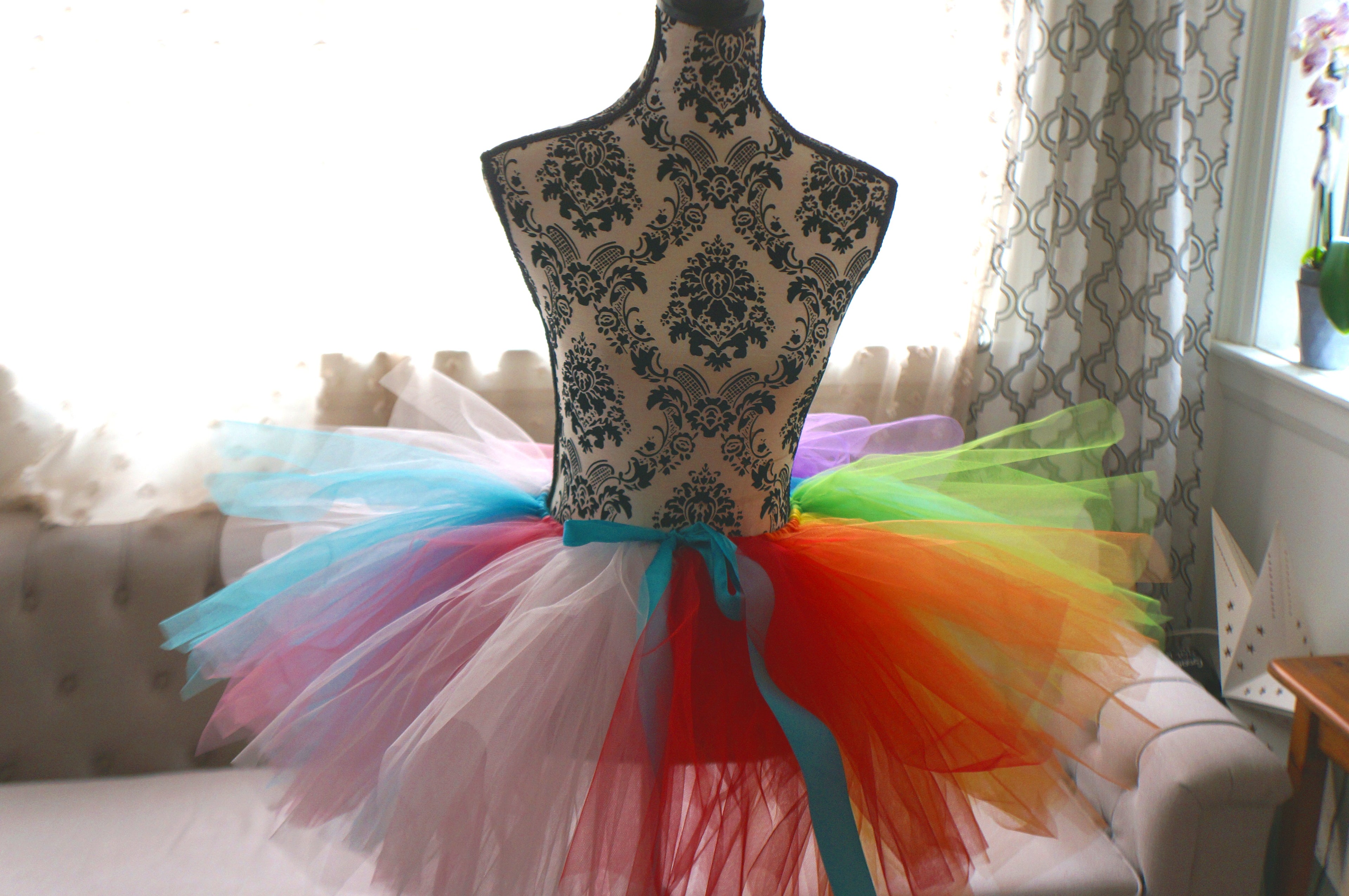 Rainbow Trans Pride Adult Tutu Skirt