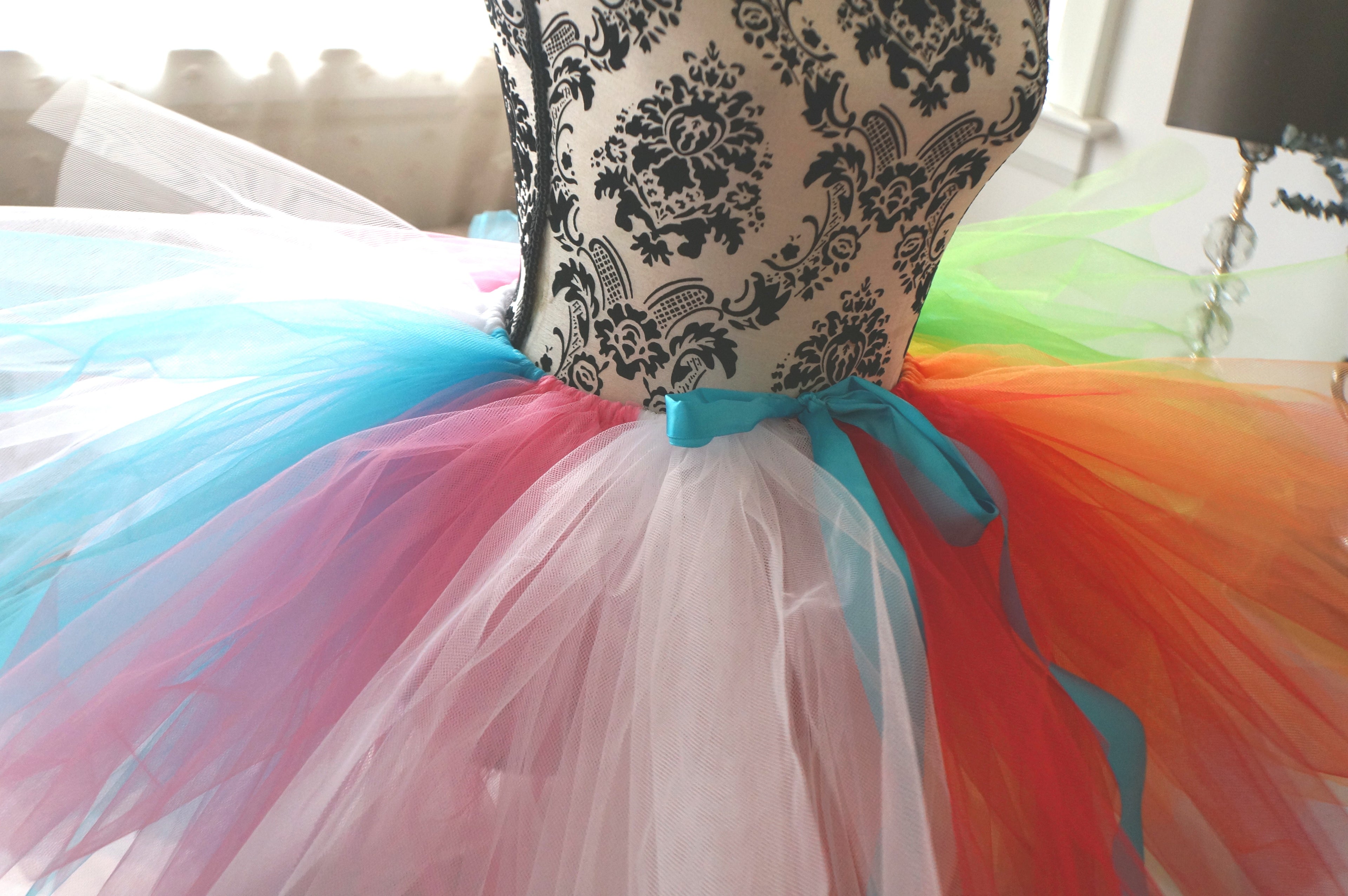 Rainbow Trans Pride Adult Tutu Skirt