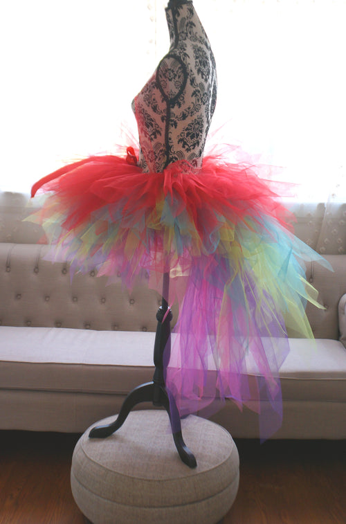 Colorful Parrot Tutu – Handmade Rainbow Costume Tutu