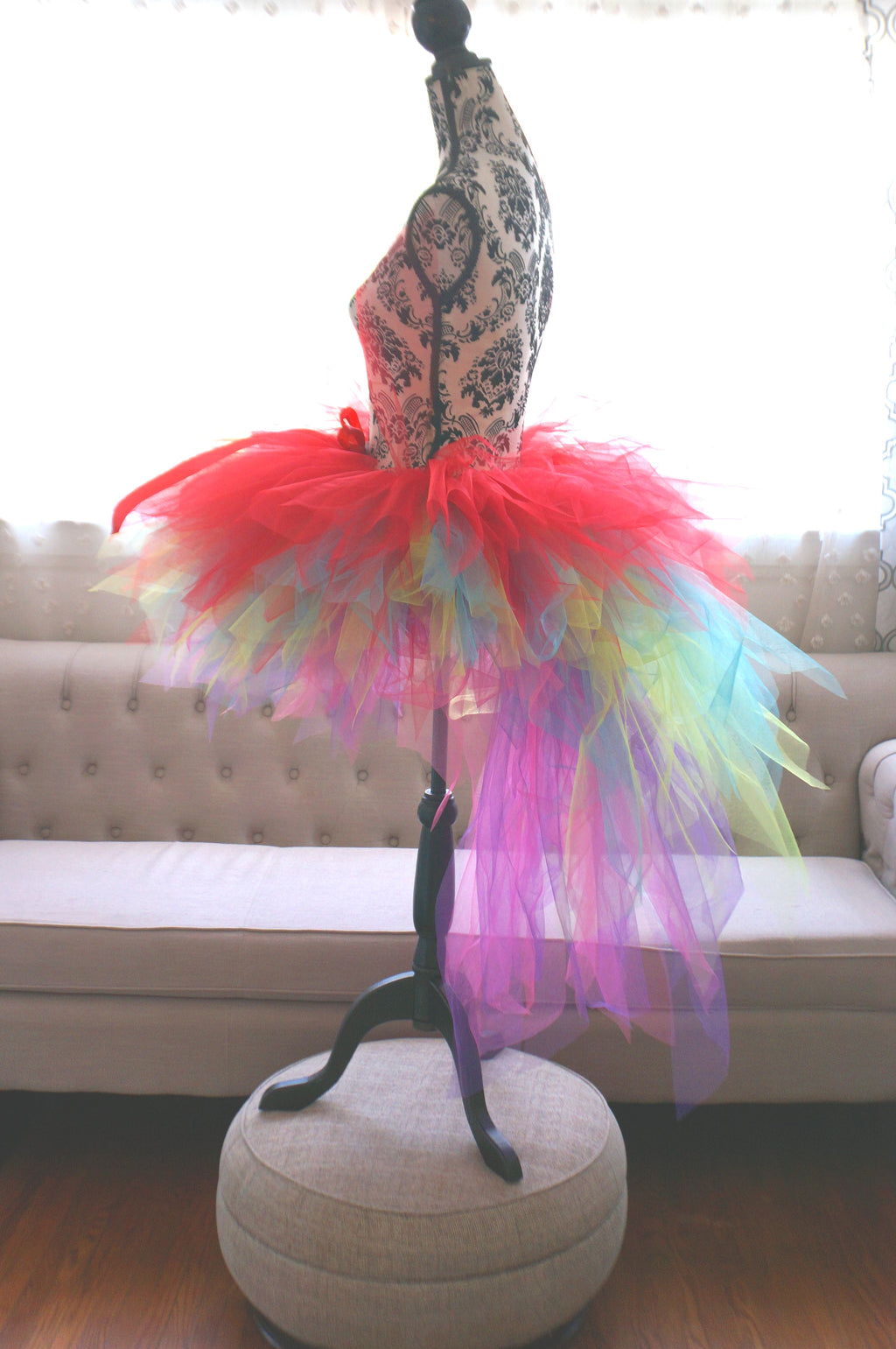 Colorful Parrot Tutu – Handmade Rainbow Costume Tutu