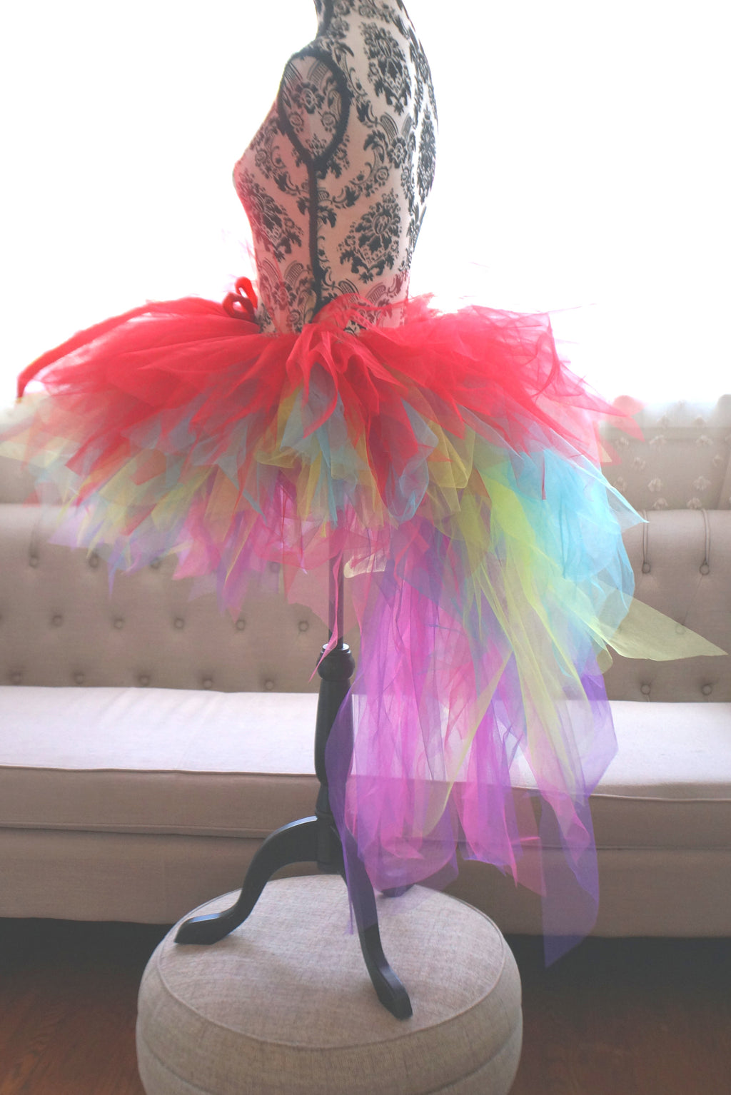 Colorful Parrot Tutu – Handmade Rainbow Costume Tutu