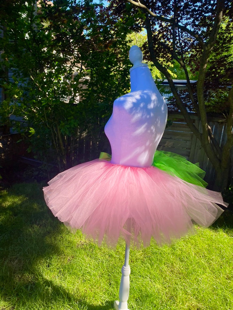Wicked Tutu — Green & Pink Adult Tutu Skirt