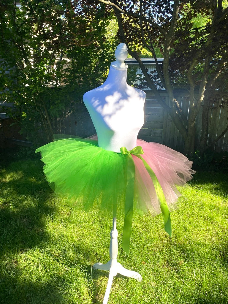 Wicked Tutu — Green & Pink Adult Tutu Skirt