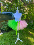 Wicked Tutu — Green & Pink Adult Tutu Skirt