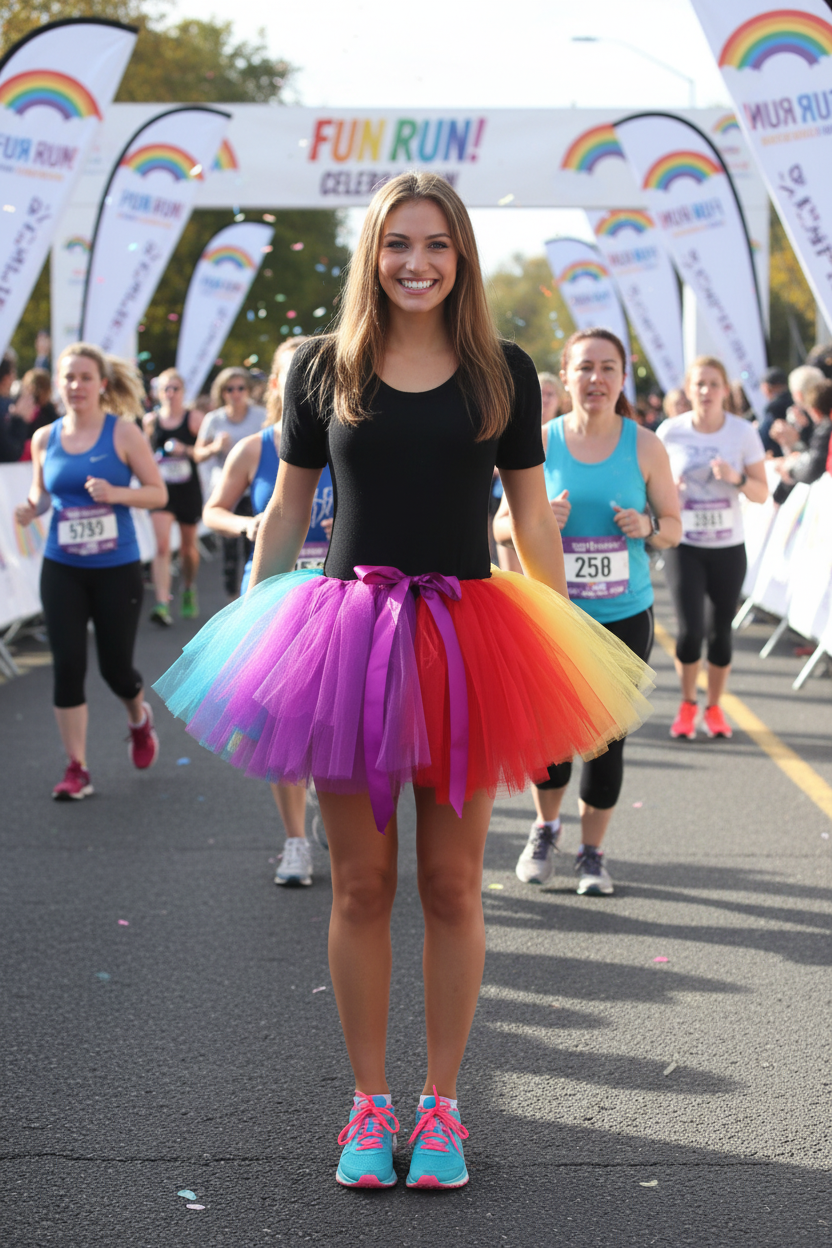 5K Run - Smiling