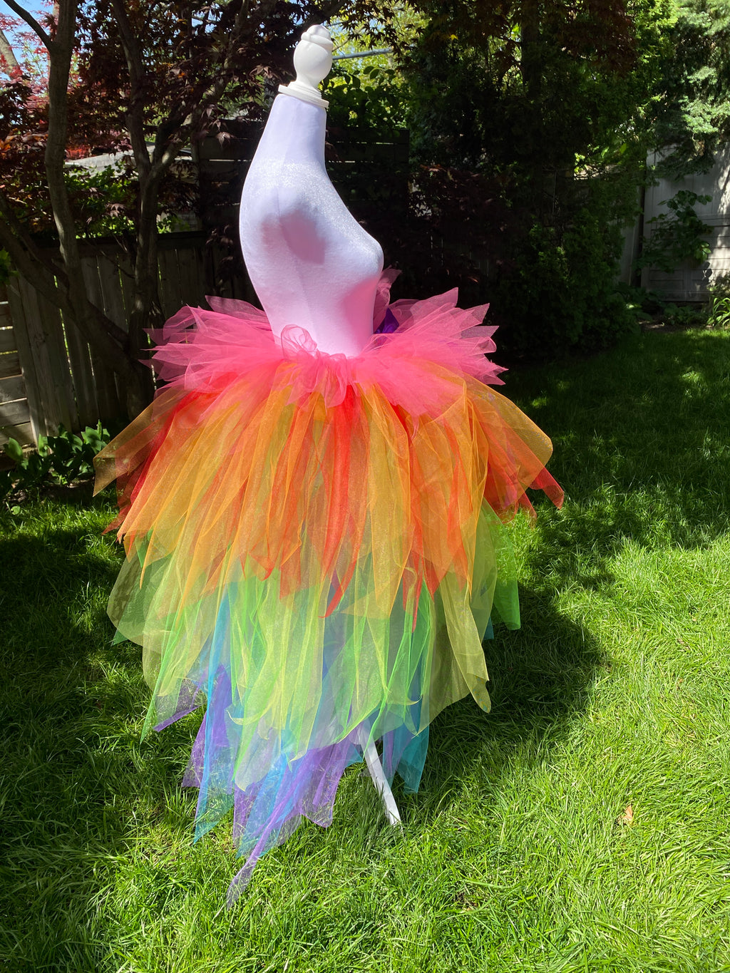 Rainbow Ankle Length Adult Tutu