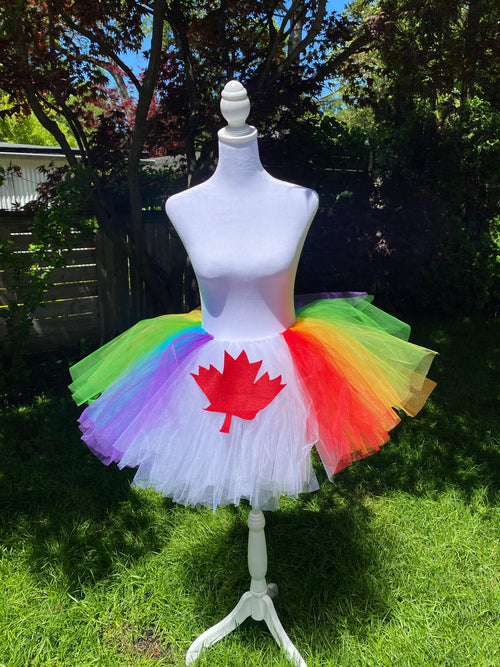 Canada Pride Flag Tutu - Adult Handmade Costume