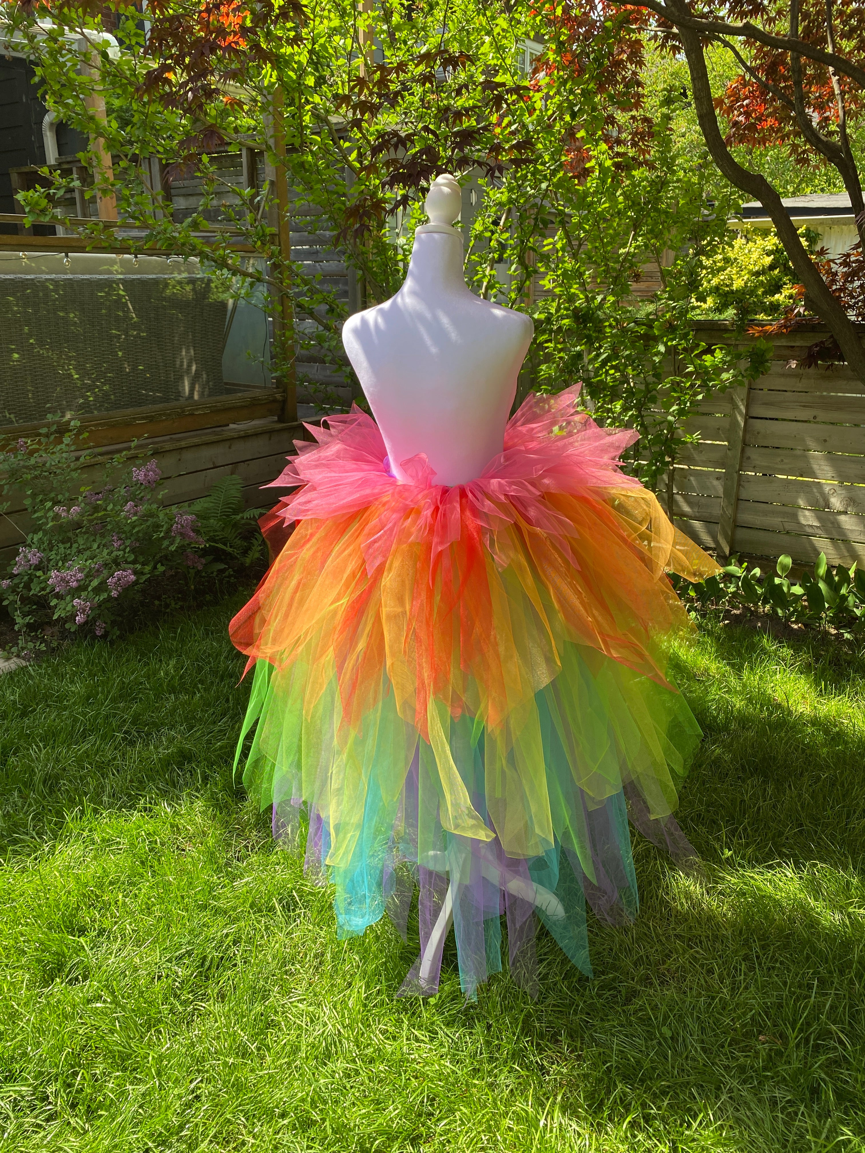 Rainbow Ankle Length Adult Tutu