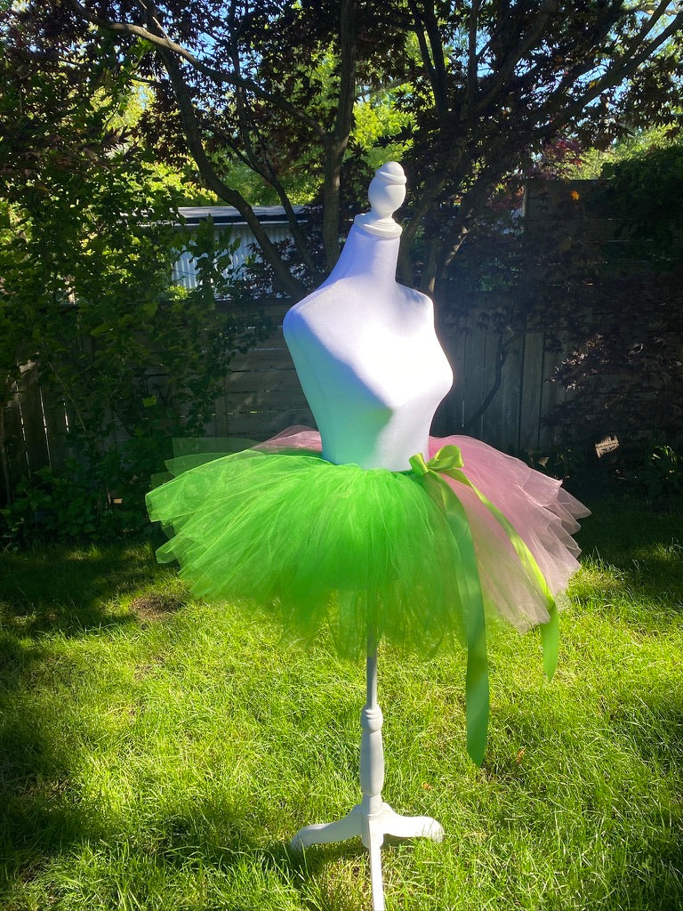 Wicked Tutu — Green & Pink Adult Tutu Skirt