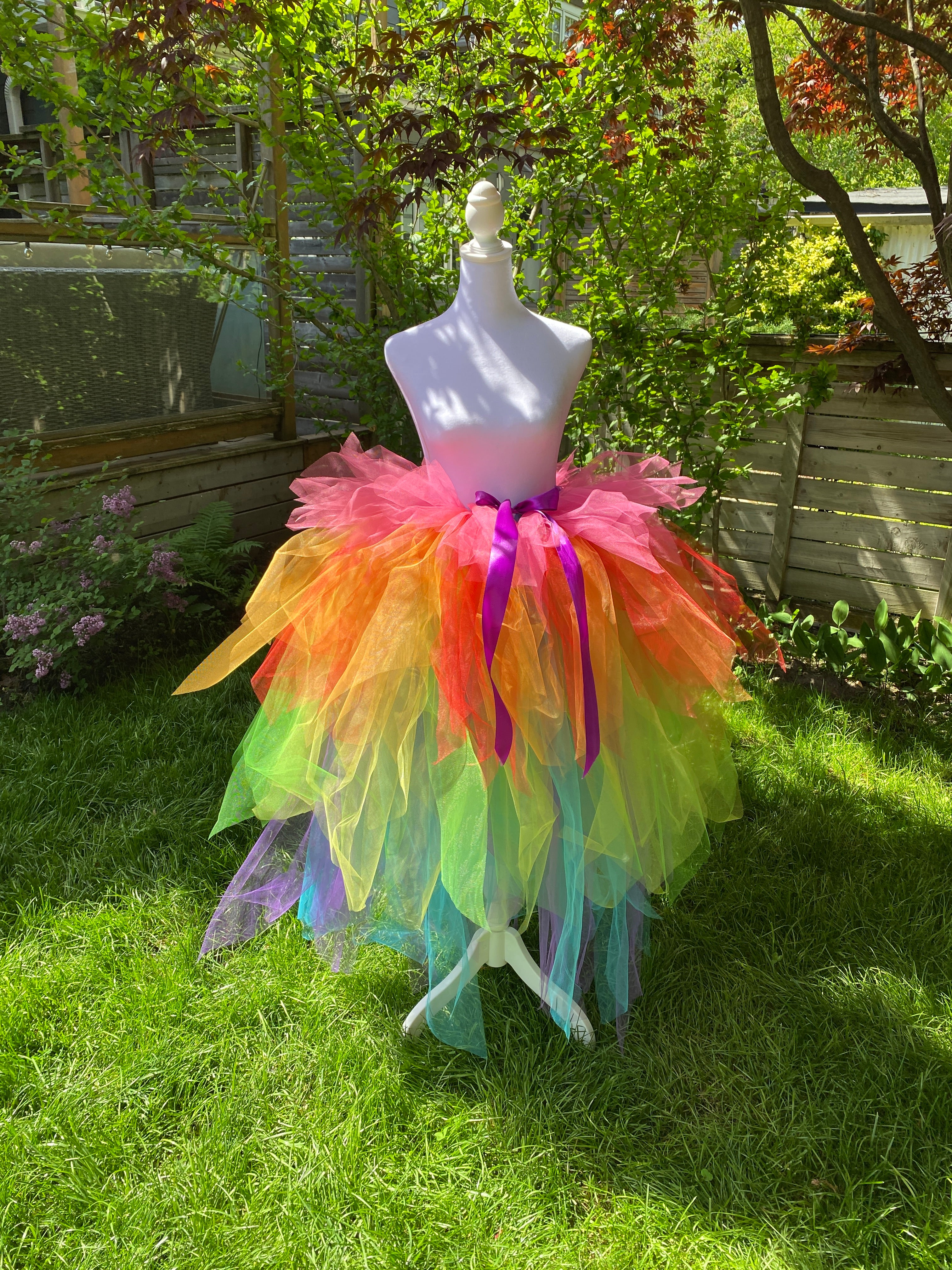 Rainbow Ankle Length Adult Tutu