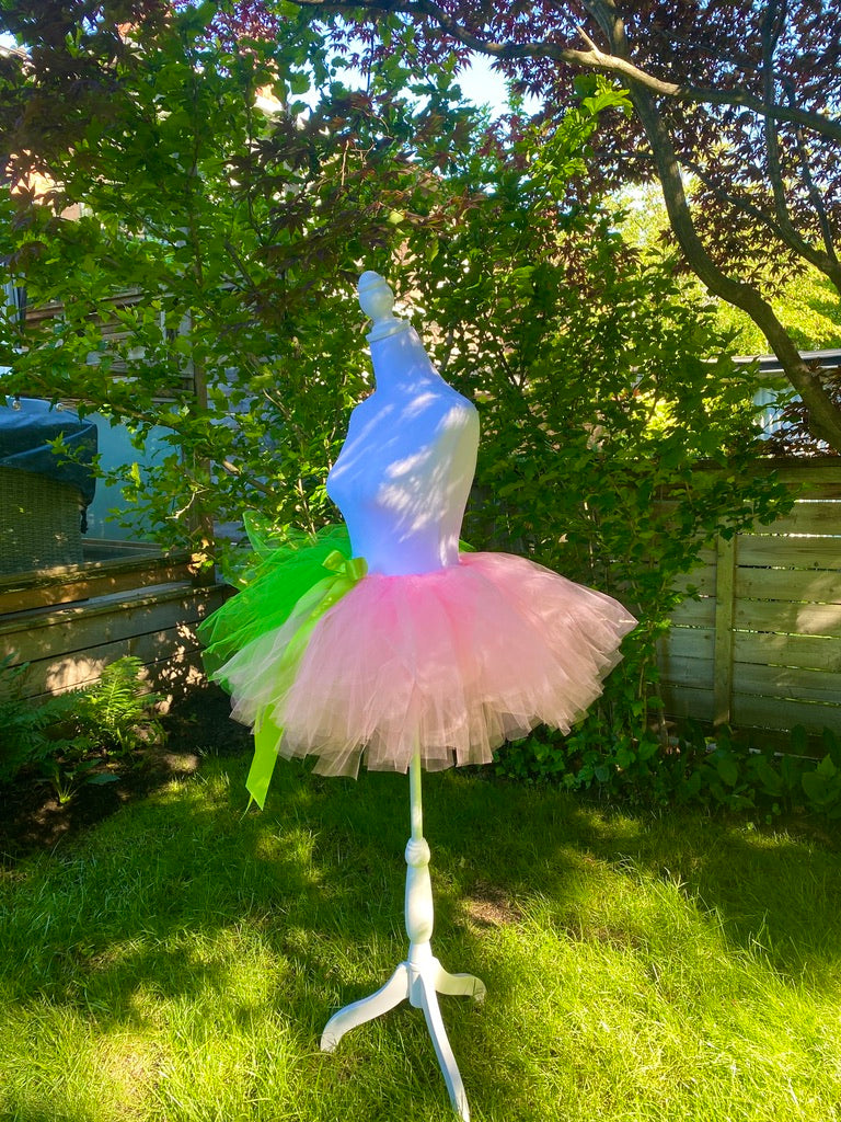 Wicked Tutu — Green & Pink Adult Tutu Skirt