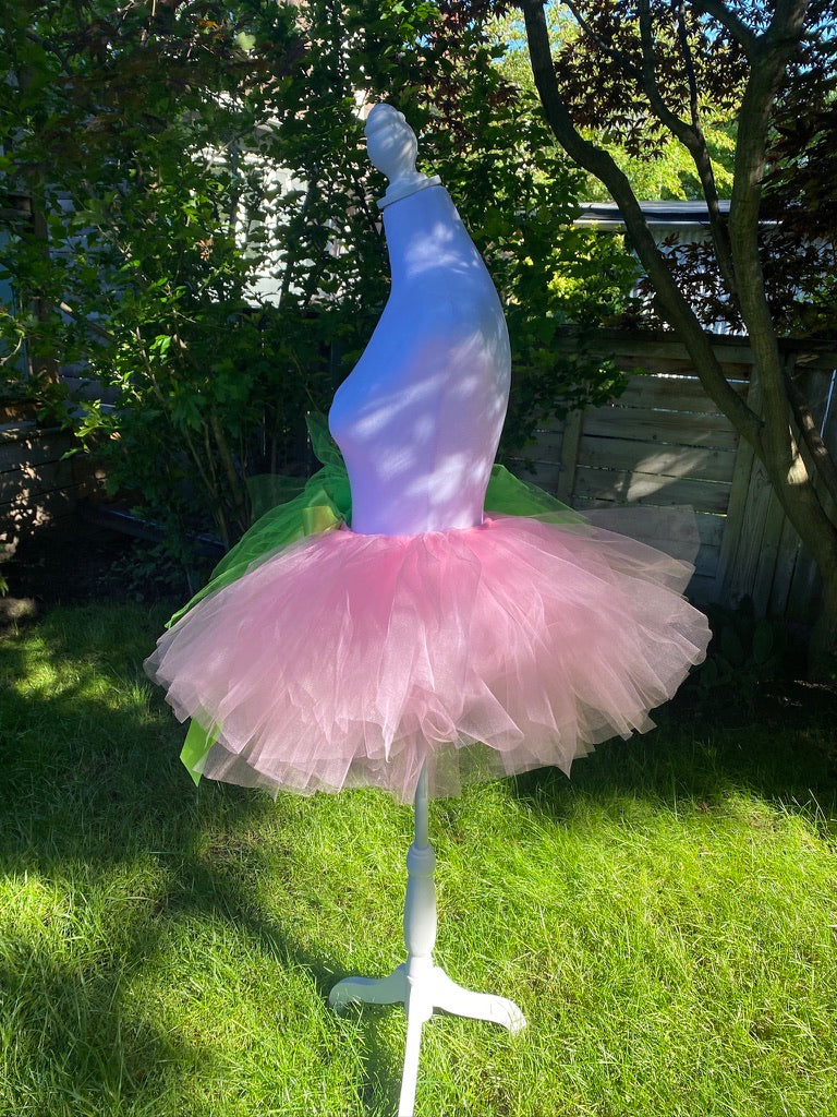Wicked Tutu — Green & Pink Adult Tutu Skirt