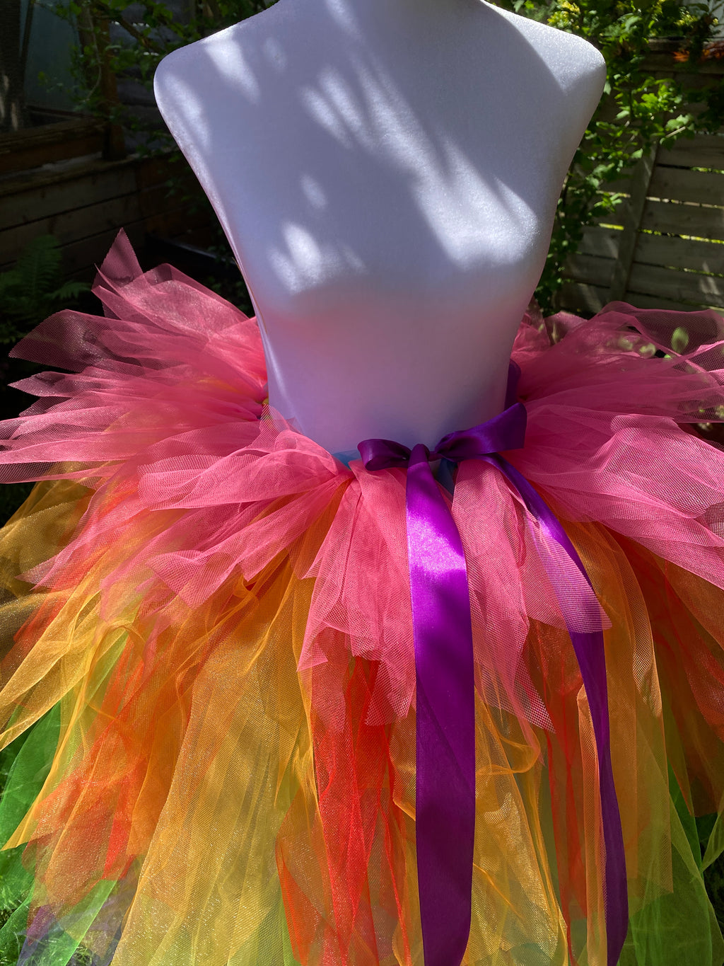 Rainbow Ankle Length Adult Tutu