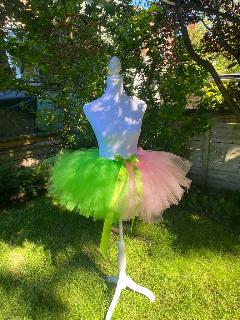 Wicked Tutu — Green & Pink Adult Tutu Skirt