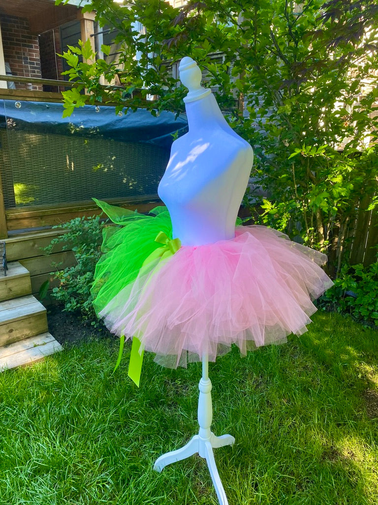 Wicked Tutu — Green & Pink Adult Tutu Skirt