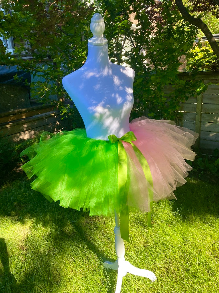 Wicked Tutu — Green & Pink Adult Tutu Skirt
