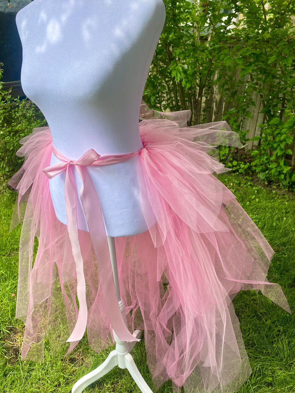 Neon Pixie Cut Half Tutu — Adult Train, Tail, Bustle & Overskirt (Copy)