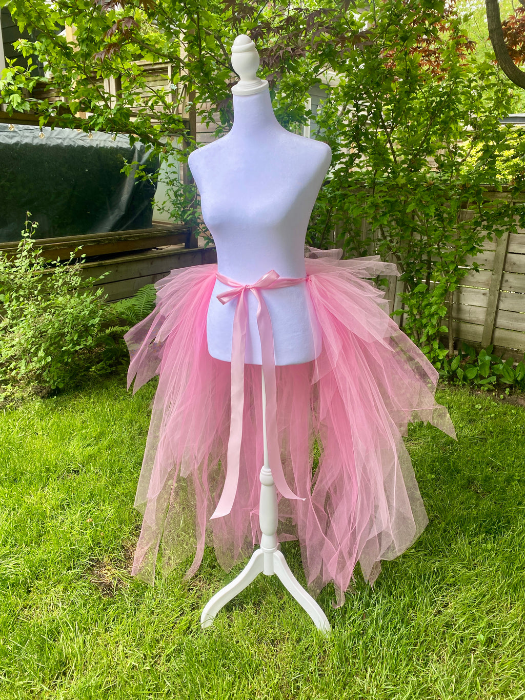 Neon Pixie Cut Half Tutu — Adult Train, Tail, Bustle & Overskirt (Copy)