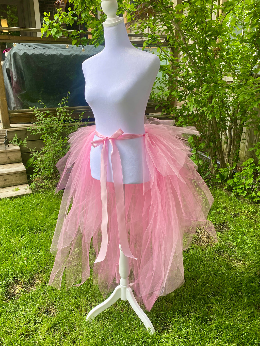 Neon Pixie Cut Half Tutu — Adult Train, Tail, Bustle & Overskirt (Copy)