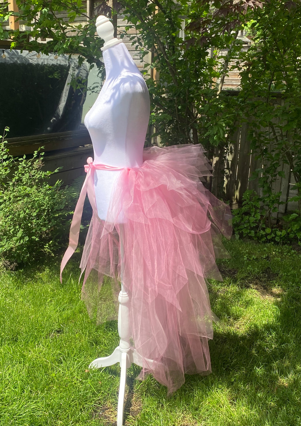 Neon Pixie Cut Half Tutu — Adult Train, Tail, Bustle & Overskirt (Copy)