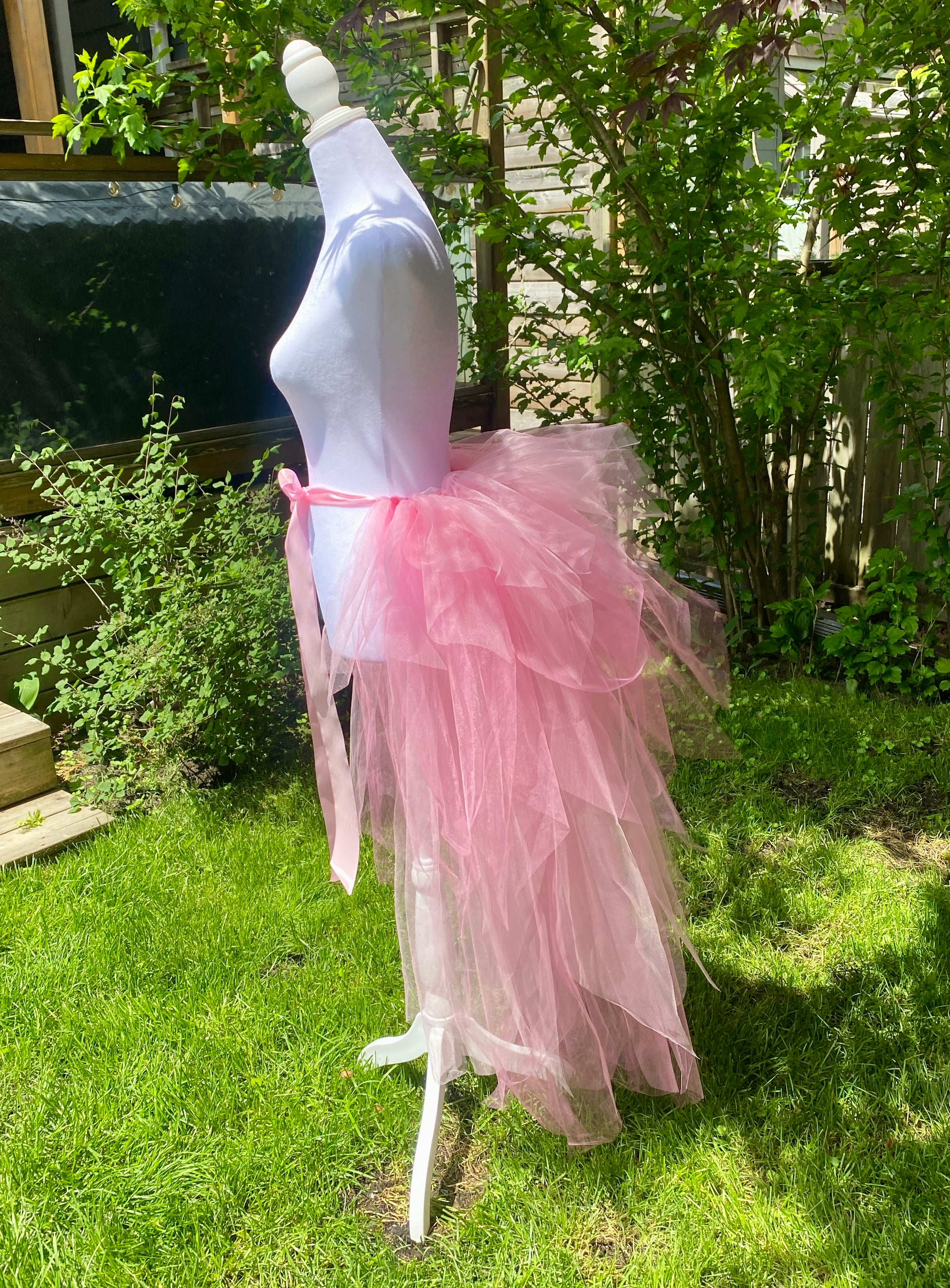 Neon Pixie Cut Half Tutu — Adult Train, Tail, Bustle & Overskirt (Copy)