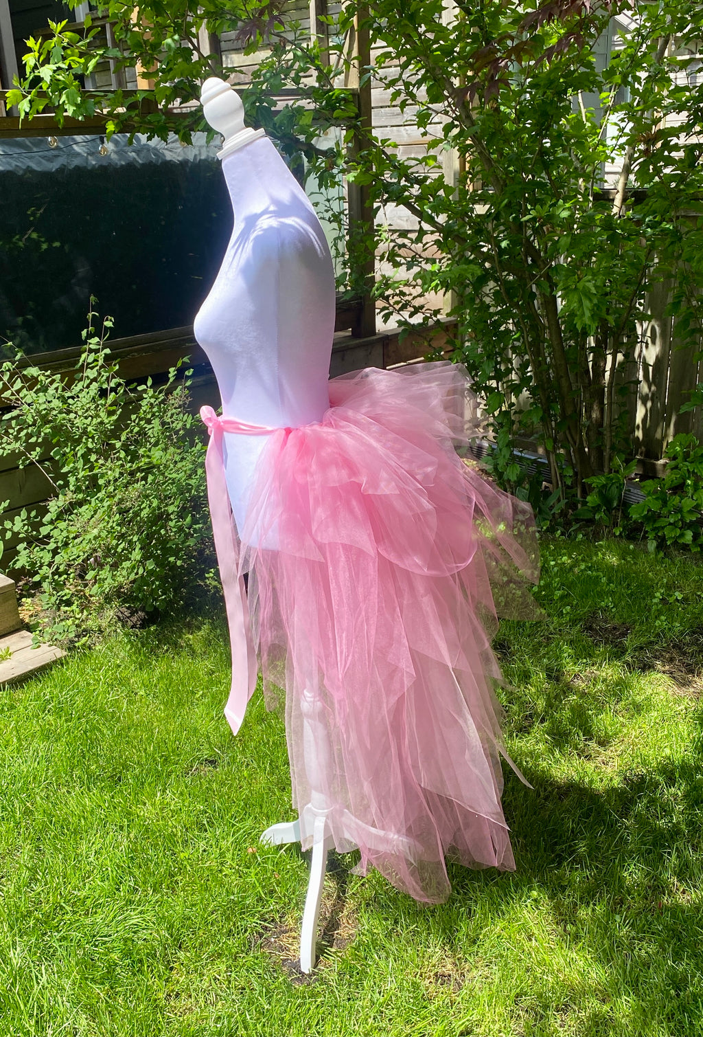 Neon Pixie Cut Half Tutu — Adult Train, Tail, Bustle & Overskirt (Copy)