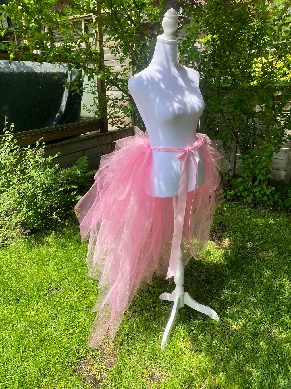 Neon Pixie Cut Half Tutu — Adult Train, Tail, Bustle & Overskirt (Copy)