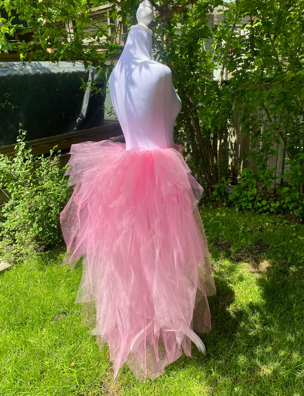 Neon Pixie Cut Half Tutu — Adult Train, Tail, Bustle & Overskirt (Copy)
