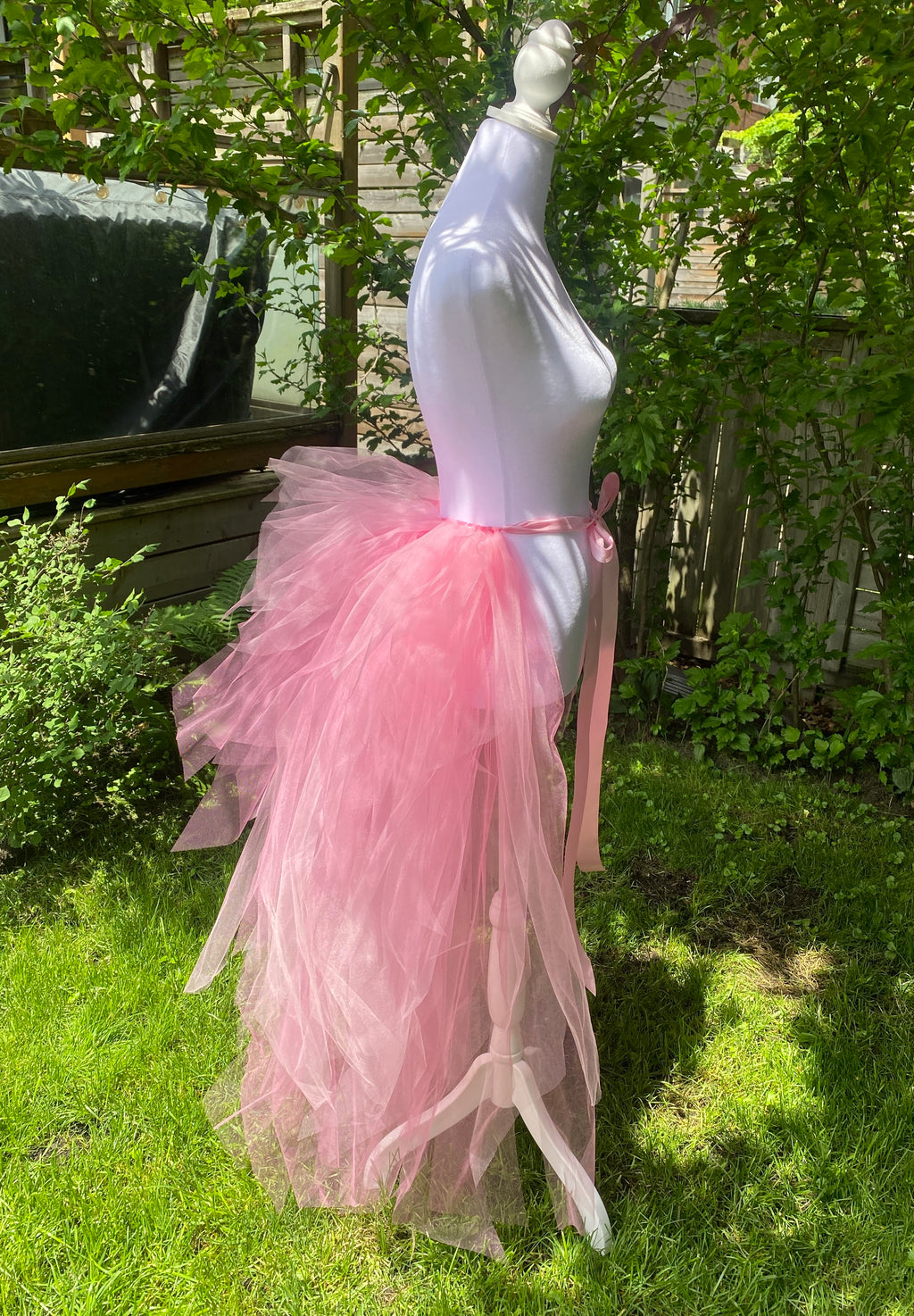 Neon Pixie Cut Half Tutu — Adult Train, Tail, Bustle & Overskirt (Copy)