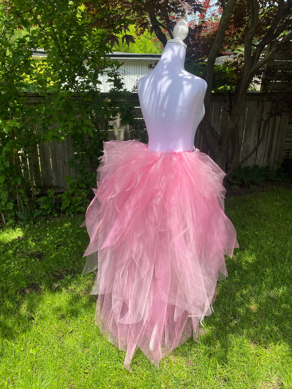 Neon Pixie Cut Half Tutu — Adult Train, Tail, Bustle & Overskirt (Copy)