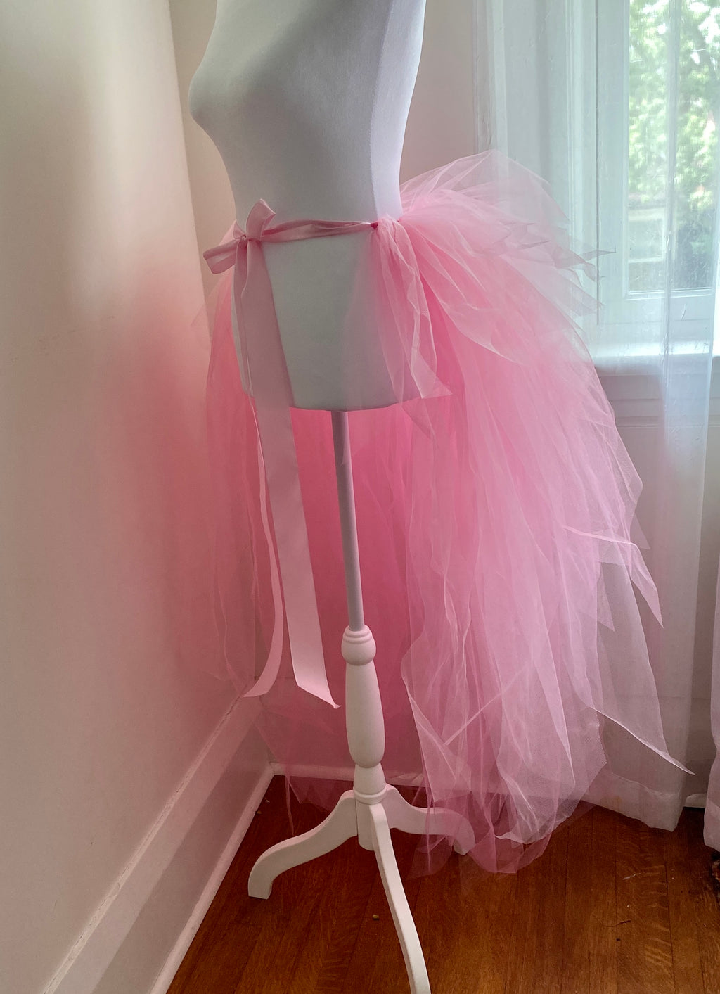 Neon Pixie Cut Half Tutu — Adult Train, Tail, Bustle & Overskirt (Copy)
