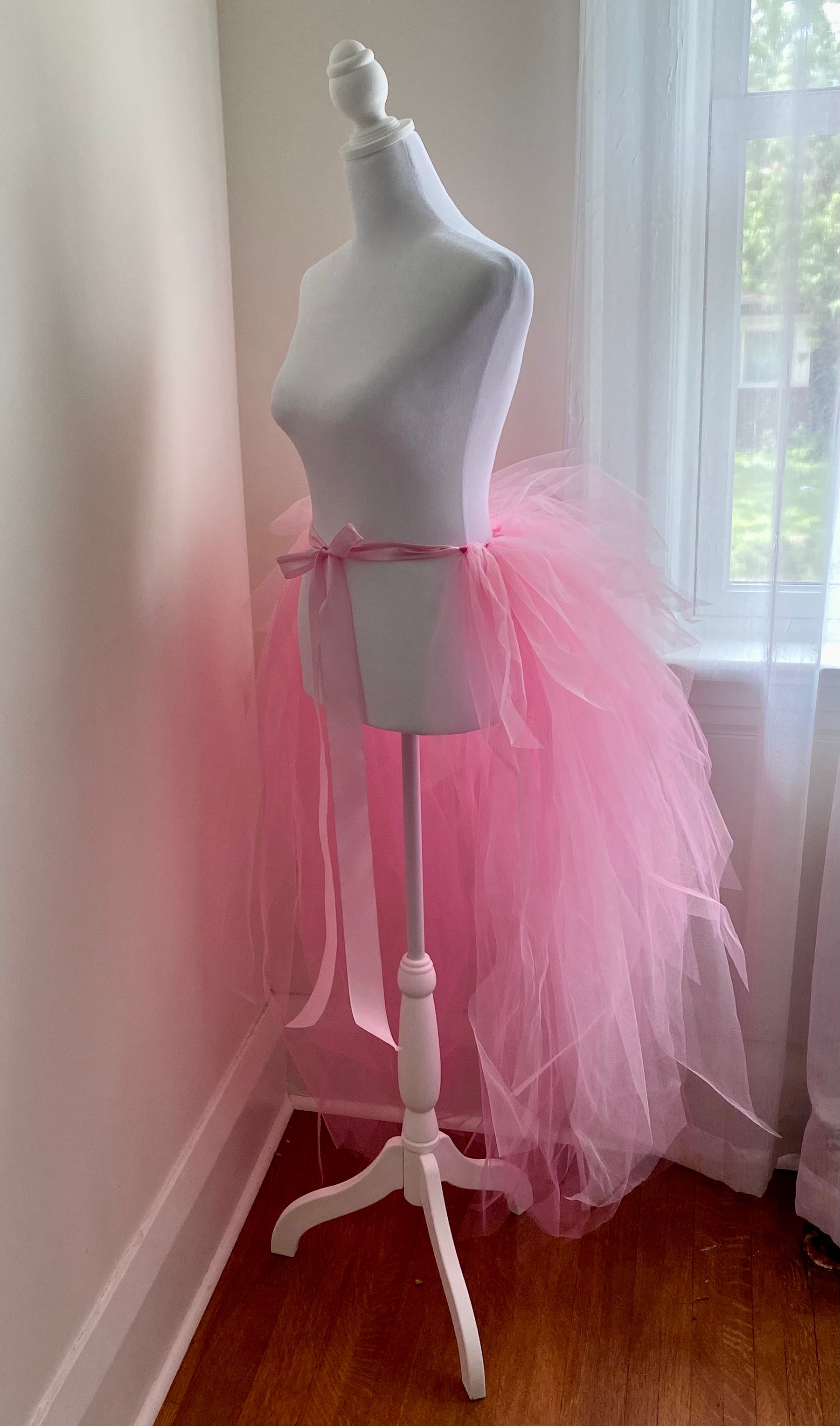 Neon Pixie Cut Half Tutu — Adult Train, Tail, Bustle & Overskirt (Copy)