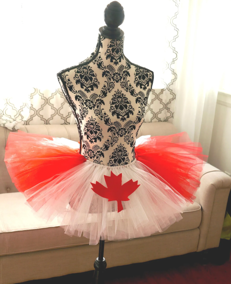 Canada Flag Tutu - Adult Handmade Costume