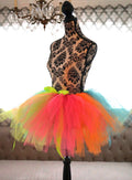 Neon Rainbow Adult Tutu Skirt