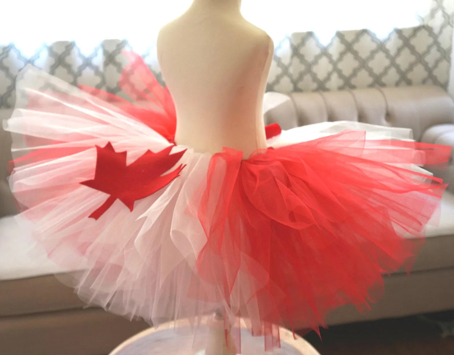 Kid's Canadian Flag Tutu