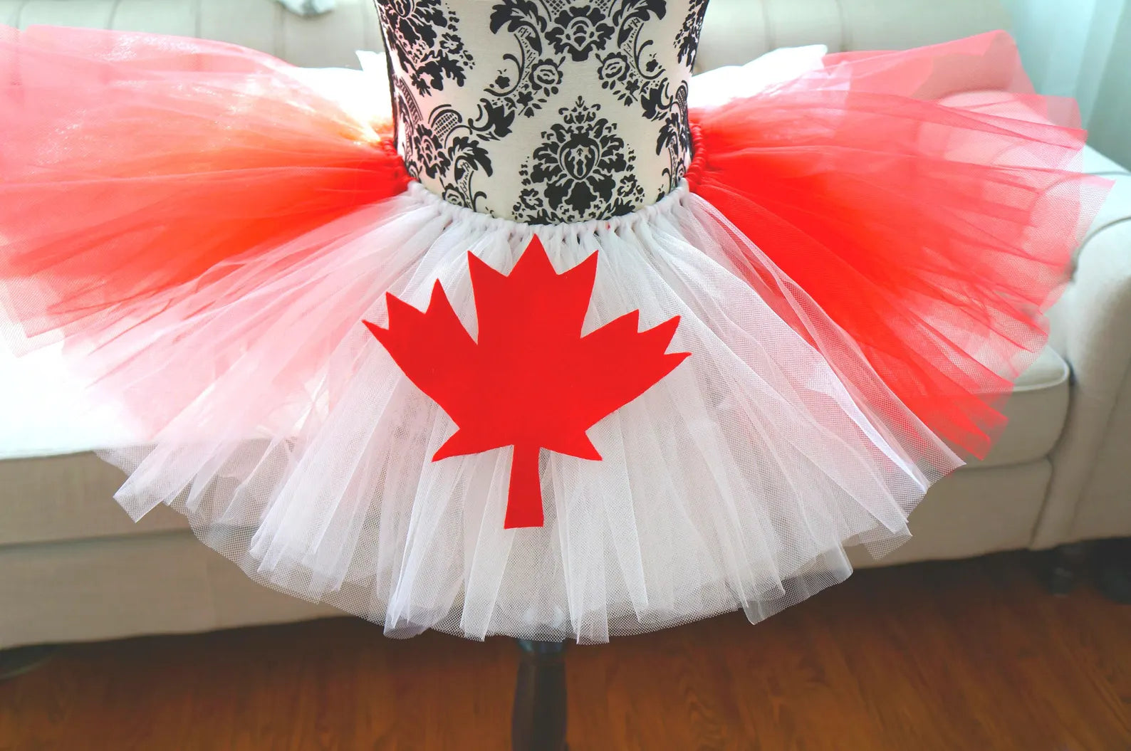 Canada Flag Tutu - Adult Handmade Costume