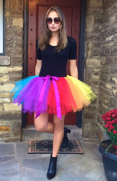 Adult Rainbow Tutu — Handmade & Super Full