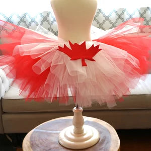 Kid's Canadian Flag Tutu