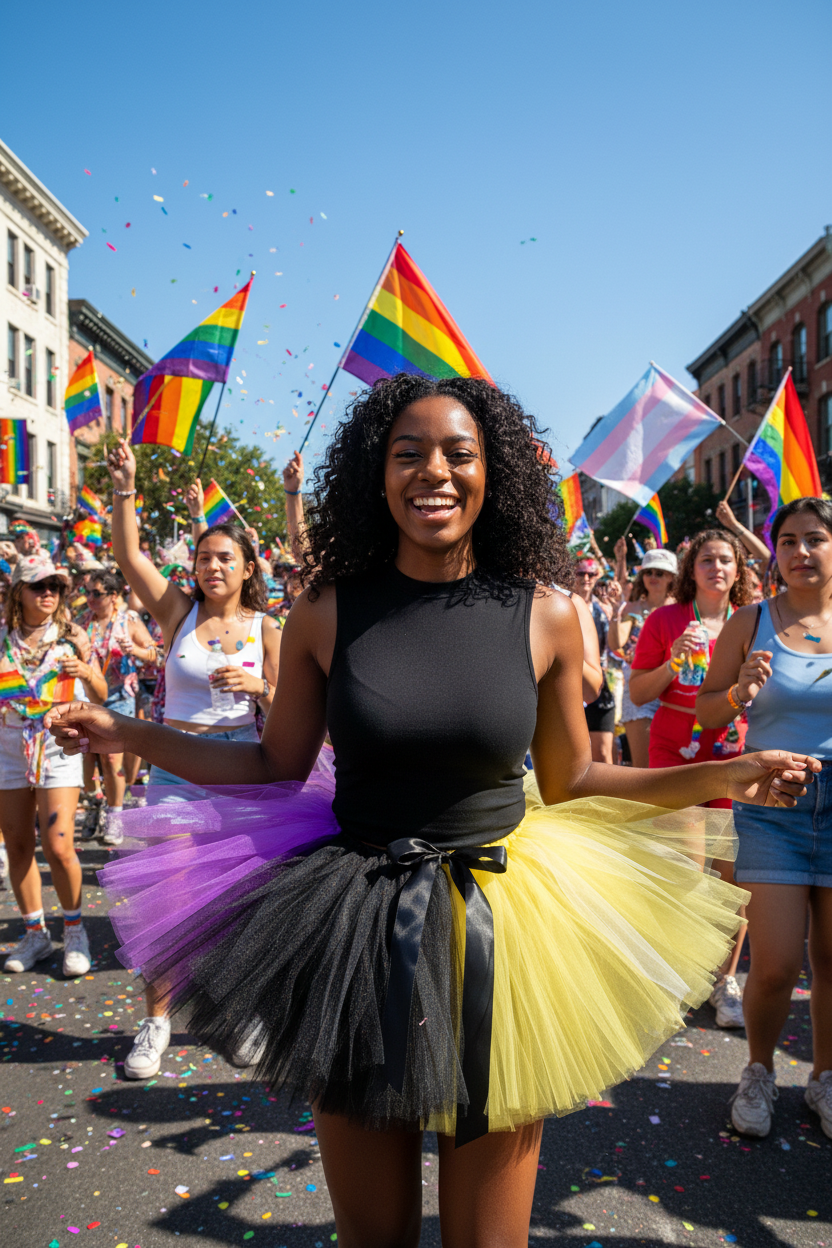 Non-Binary Tutu Pride - Correct Colors